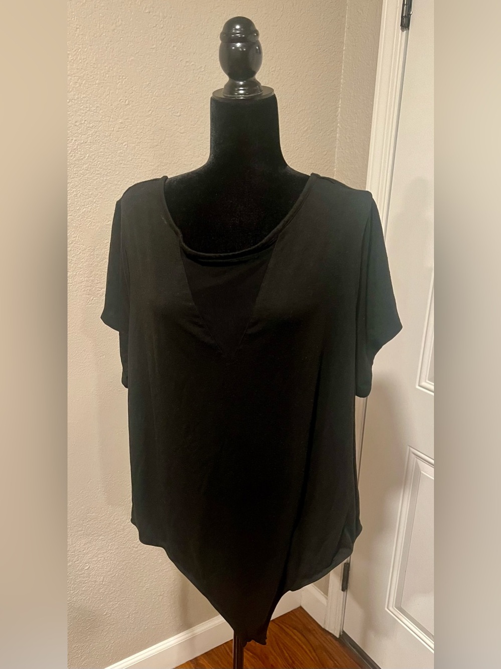 Black Short Sleeve Bodysuit